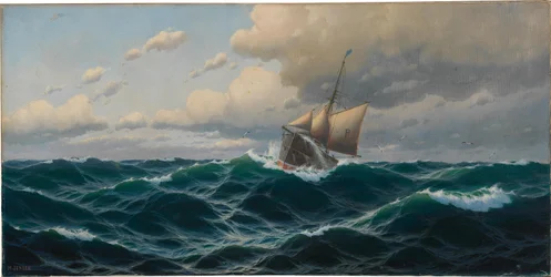 Schiff auf hoher See